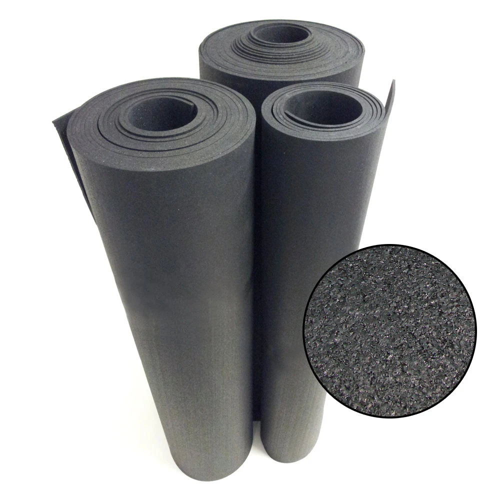 "Recycled Flooring" 1/4 In. X 4 Ft. X 4 Ft. - Black Rubber Mats 3 "Recycled Flooring" 1/4 In. X 4 Ft. X 4 Ft. - Black Rubber Mats
