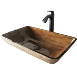 VIGO Glass Vessel Bathroom Sink In Amber Sunset And Linus Faucet Set In Antique Rubbed Bronze -Master Locks Shop 0b6db29ed33b8f6d9499fd797aec910b 1800x1800