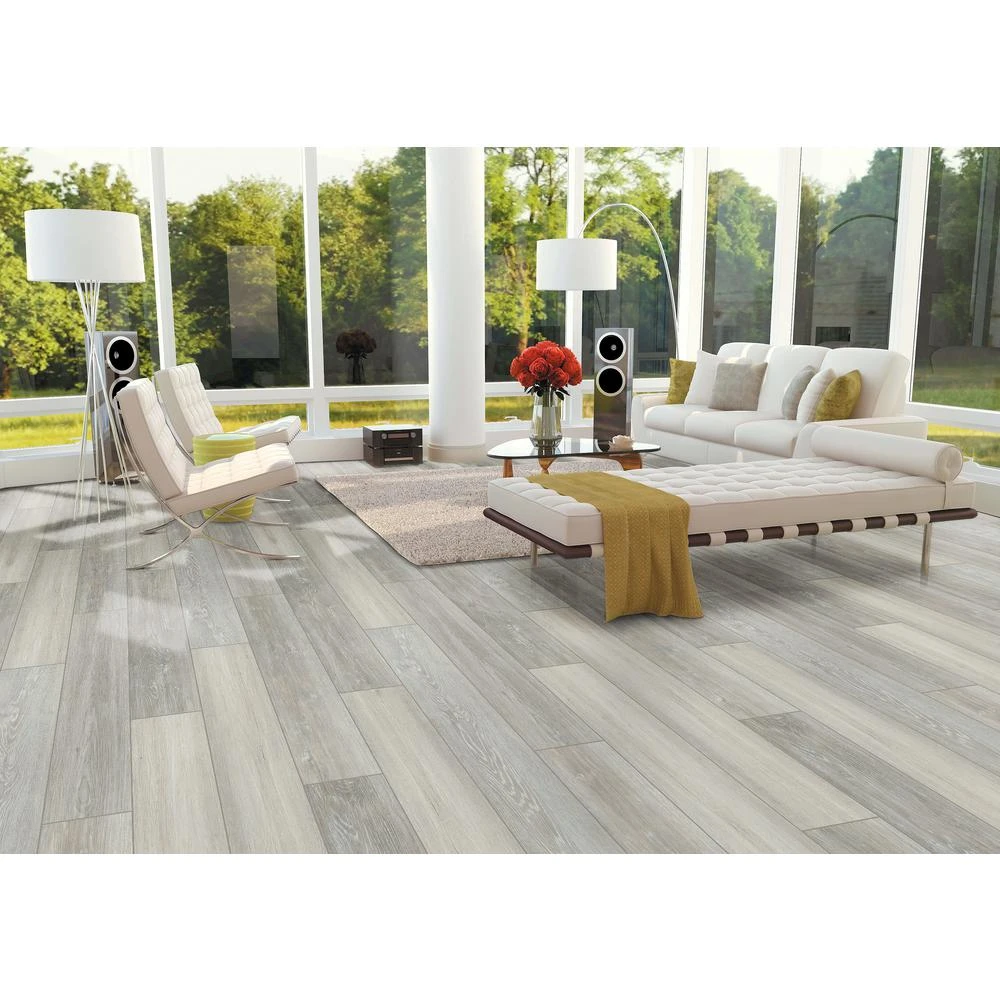 Home Decorators Collection Baneberry Oak 7 In. X 42 In. Rigid Core Luxury Vinyl Plank Flooring (20.8 Sq. Ft. / Case) 4 Home Decorators Collection Baneberry Oak 7 In. X 42 In. Rigid Core Luxury Vinyl Plank Flooring (20.8 Sq. Ft. / Case) - Image 2