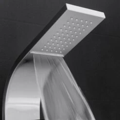39 In. 2-Jet Easy Connect Shower Panel System In Stainless Steel With Rainfall Waterfall Shower Head And Shower Wand 19 39 In. 2-Jet Easy Connect Shower Panel System In Stainless Steel With Rainfall Waterfall Shower Head And Shower Wand -Master Locks Shop 0dcba20c1813e437f2a7b72f6c7466fe 1800x1800