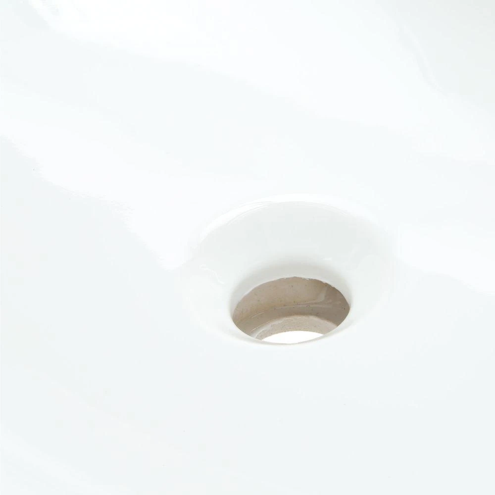 KOHLER Leaf Fireclay Vessel Sink In White With Overflow Drain 7 KOHLER Leaf Fireclay Vessel Sink In White With Overflow Drain - Image 5