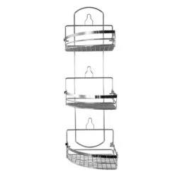 Elama 22-in H Steel Silver Hanging Shower Caddy -Master Locks Shop 1001440558 12466911 1800x1800