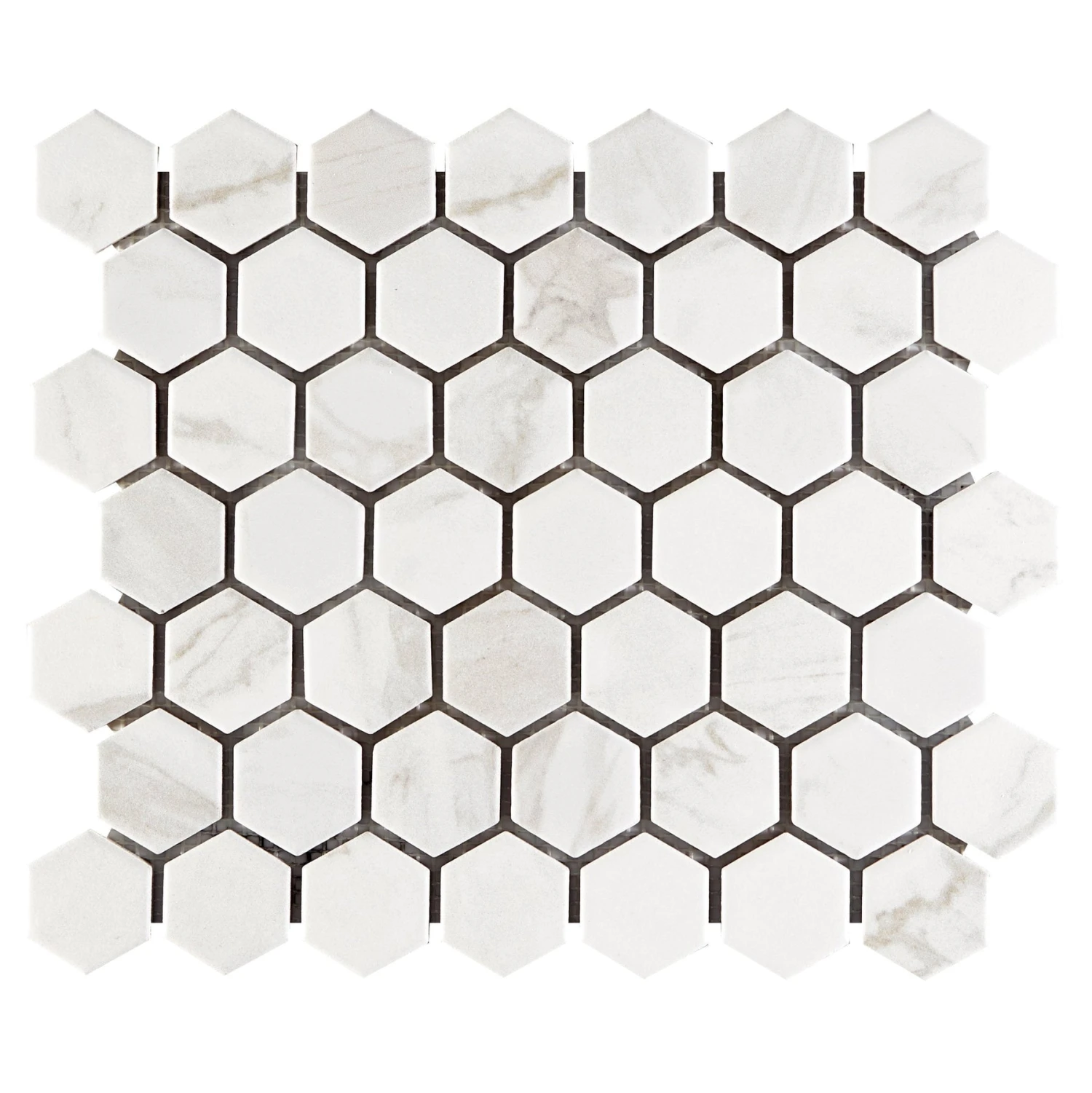 Marble Art 1.5 In. Hexagon Ceramic Mosaic 4 Marble Art 1.5 In. Hexagon Ceramic Mosaic - Image 2