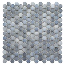 Master Locks Shop -Master Locks Shop 100837038 multi gray polished porcelain penny mosaic 1 1800x1800