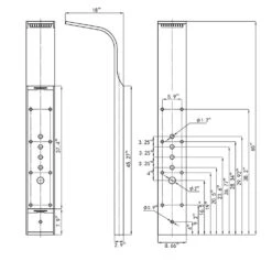 65 In. 8-Jet Rainfall Shower Panel System With Rainfall Waterfall Shower Head And Shower Wand In Stainless Steel 28 65 In. 8-Jet Rainfall Shower Panel System With Rainfall Waterfall Shower Head And Shower Wand In Stainless Steel -Master Locks Shop 1019ac19e51ea0afa23dce567107f471 1800x1800
