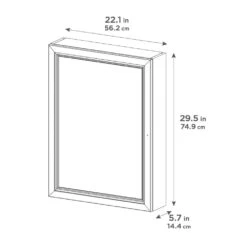 Delridge 22 In. W X 30 In. H X 6 In. D Framed Surface-Mount Modular Bathroom Medicine Cabinet In Chocolate 13 Delridge 22 In. W X 30 In. H X 6 In. D Framed Surface-Mount Modular Bathroom Medicine Cabinet In Chocolate -Master Locks Shop 11ac60621d584d2c367baae33ca583c0 1800x1800