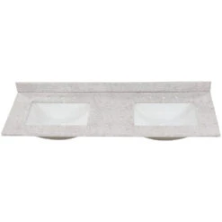 61 In. W X 22 In. D Stone Effect Double Sink Vanity Top In Lunar With White Sinks -Master Locks Shop 14b069a7a1d5520d83e51148e9df9d44 1800x1800