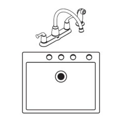 Commercial 2-Handle Side Sprayer Kitchen Faucet In Chrome 5 Commercial 2-Handle Side Sprayer Kitchen Faucet In Chrome -Master Locks Shop 15bdd328e0e805446b12f931e21230ed 1800x1800