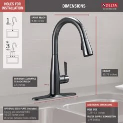 Essa Single-Handle Pull-Down Sprayer Kitchen Faucet With MagnaTite Docking In Arctic Stainless 24 Essa Single-Handle Pull-Down Sprayer Kitchen Faucet With MagnaTite Docking In Arctic Stainless -Master Locks Shop 1881c82c45ce0c54851da68ede17ddf9 1800x1800