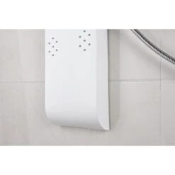 ANZZI Swan White 6-Spray Shower Panel System (Valve Included) -Master Locks Shop 191042003521 09063694 1800x1800
