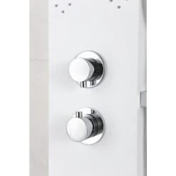 ANZZI Swan White 6-Spray Shower Panel System (Valve Included) -Master Locks Shop 191042003521 09063695 1800x1800