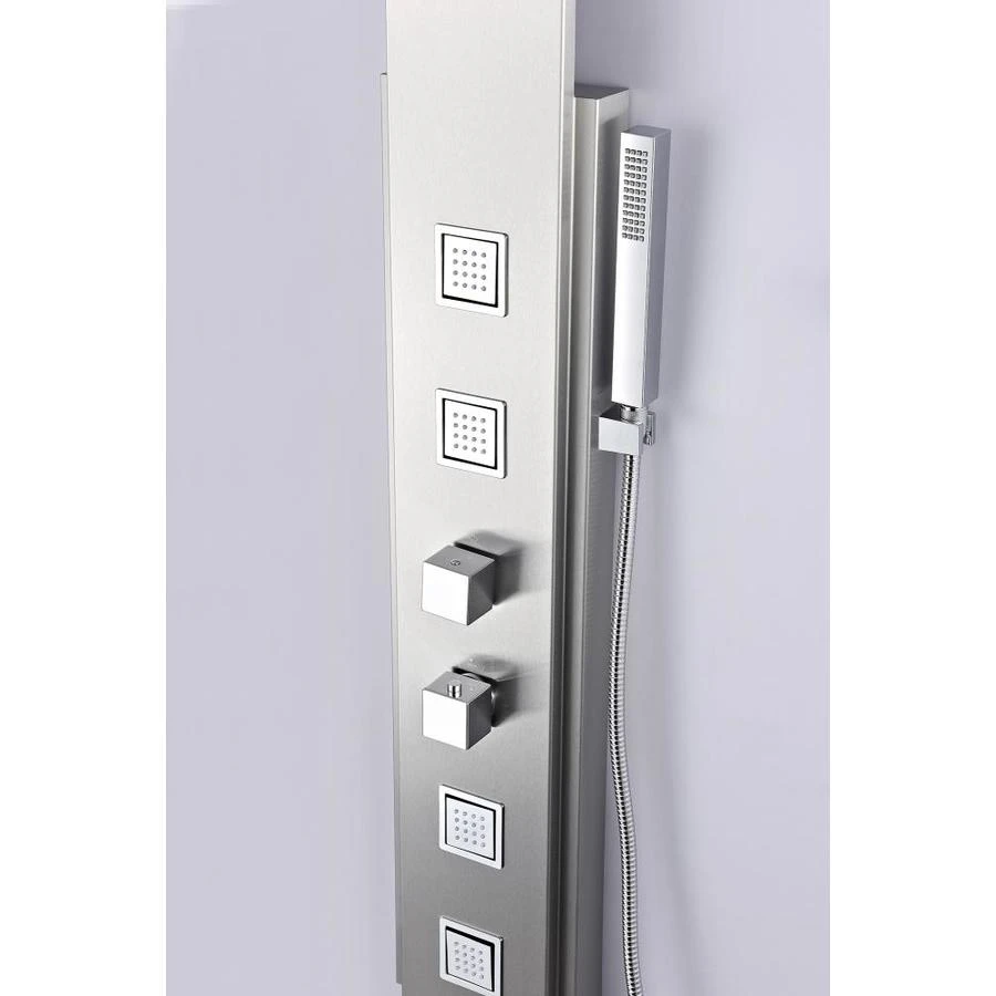 ANZZI Visor Brushed Steel 4-Spray Shower Panel System (Valve Included) 9 ANZZI Visor Brushed Steel 4-Spray Shower Panel System (Valve Included) - Image 7