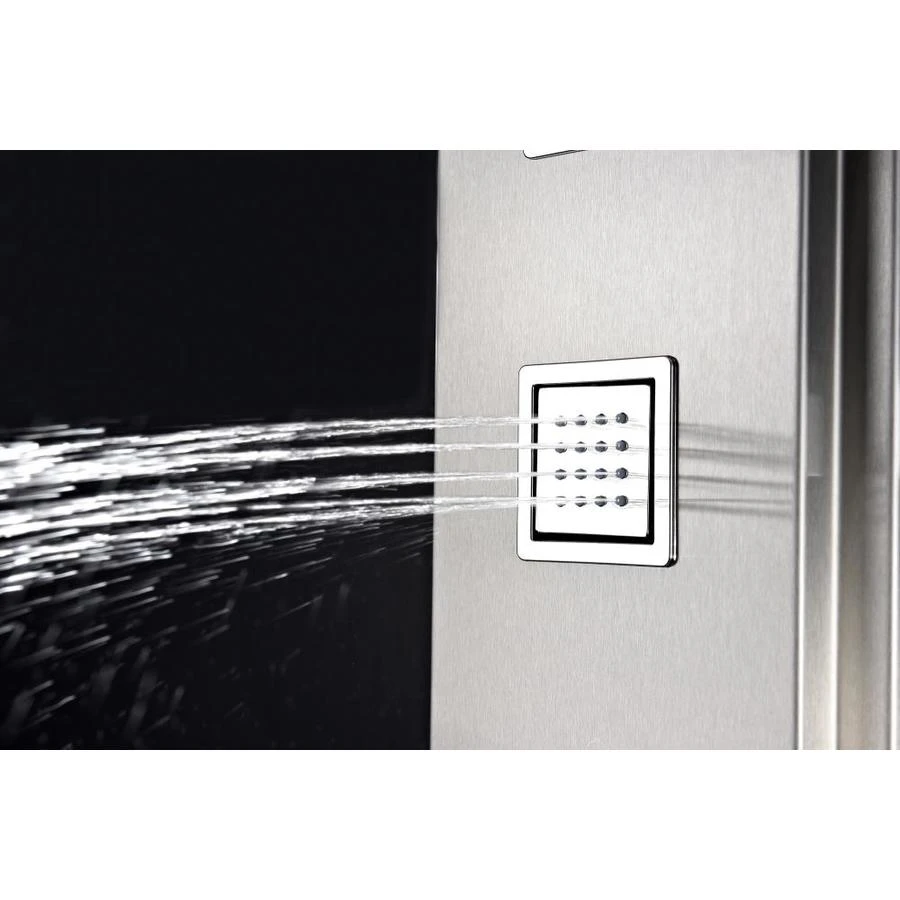 ANZZI Visor Brushed Steel 4-Spray Shower Panel System (Valve Included) 4 ANZZI Visor Brushed Steel 4-Spray Shower Panel System (Valve Included) - Image 2