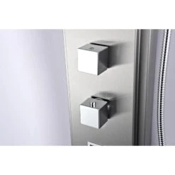 ANZZI Visor Brushed Steel 4-Spray Shower Panel System (Valve Included) 16 ANZZI Visor Brushed Steel 4-Spray Shower Panel System (Valve Included) -Master Locks Shop 191042003545 09063725 1800x1800