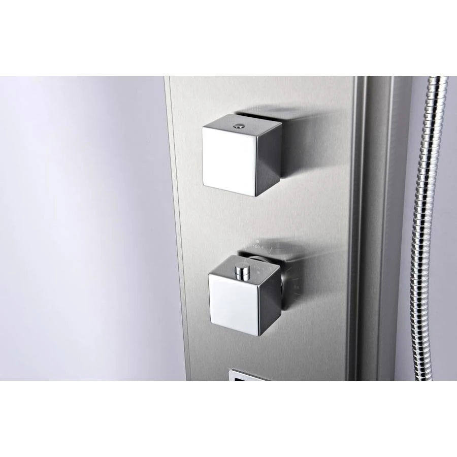 ANZZI Visor Brushed Steel 4-Spray Shower Panel System (Valve Included) 7 ANZZI Visor Brushed Steel 4-Spray Shower Panel System (Valve Included) - Image 5