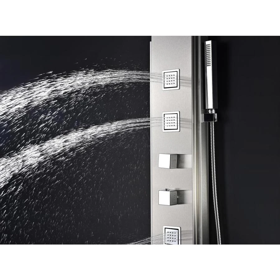 ANZZI Visor Brushed Steel 4-Spray Shower Panel System (Valve Included) 10 ANZZI Visor Brushed Steel 4-Spray Shower Panel System (Valve Included) - Image 8