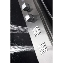 ANZZI Visor Brushed Steel 4-Spray Shower Panel System (Valve Included)