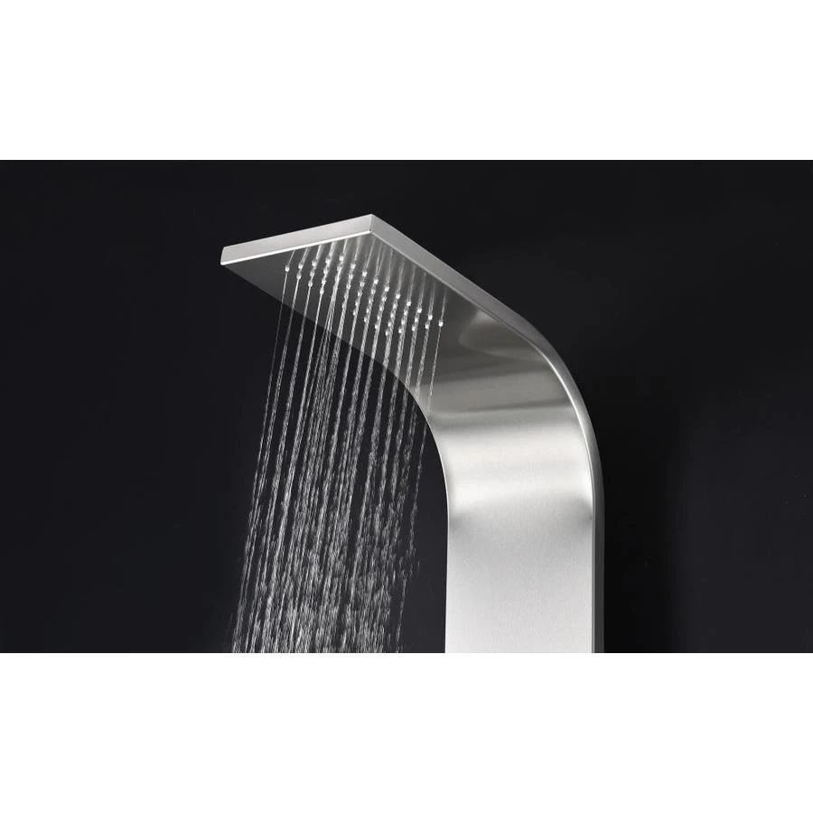 ANZZI Prairie Brushed Steel 4-Spray Shower Panel System (Valve Included) 5 ANZZI Prairie Brushed Steel 4-Spray Shower Panel System (Valve Included) - Image 3