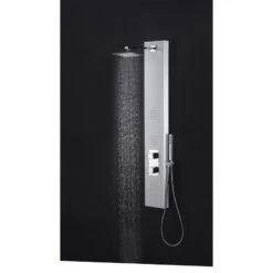 ANZZI Vega White 3-Spray Shower Panel System (Valve Included) -Master Locks Shop 191042003729 09063660 1800x1800