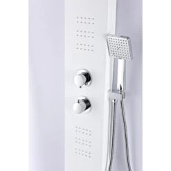 ANZZI Arena White 2-Spray Shower Panel System (Valve Included) -Master Locks Shop 191042003743 09063744 1800x1800