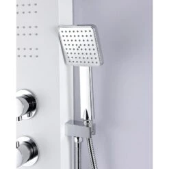 ANZZI Arena White 2-Spray Shower Panel System (Valve Included) -Master Locks Shop 191042003743 09063745 1800x1800