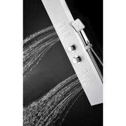 ANZZI Arena White 2-Spray Shower Panel System (Valve Included) -Master Locks Shop 191042003743 09063749 1800x1800
