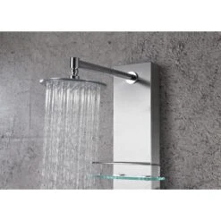 ANZZI Coastal Brushed Steel 2-Spray Shower Panel System (Valve Included) 19 ANZZI Coastal Brushed Steel 2-Spray Shower Panel System (Valve Included) -Master Locks Shop 191042016033 09063884 1800x1800