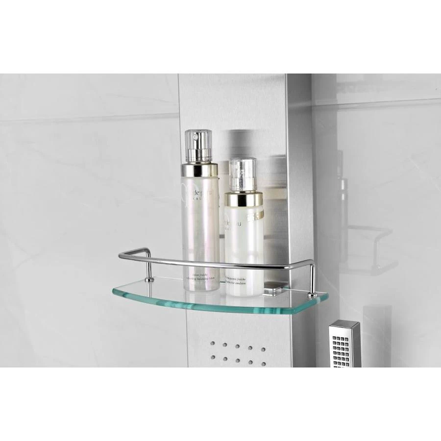 ANZZI Coastal Brushed Steel 2-Spray Shower Panel System (Valve Included) 3 ANZZI Coastal Brushed Steel 2-Spray Shower Panel System (Valve Included)