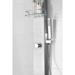 ANZZI Coastal Brushed Steel 2-Spray Shower Panel System (Valve Included) 28 ANZZI Coastal Brushed Steel 2-Spray Shower Panel System (Valve Included) -Master Locks Shop 191042016033 10182560 1800x1800
