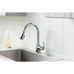 Market Single-Handle Pull-Down Sprayer Kitchen Faucet In Chrome 19 Market Single-Handle Pull-Down Sprayer Kitchen Faucet In Chrome -Master Locks Shop 19ae8817c9237e33ad8396ff1fa39f81 1800x1800