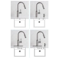 Glenshire Single-Handle Pull-Down Sprayer Kitchen Faucet With Reflex And Power Clean In Spot Resist Stainless -Master Locks Shop 1b158c3b9eada32e07914c1d066b4e48 1800x1800