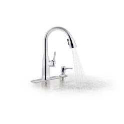 Rubicon Single-Handle Pull-Down Sprayer Kitchen Faucet In Polished Chrome -Master Locks Shop 1daa15341e8bafcd4f2d36e4458a0cce 1800x1800
