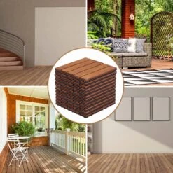 Kinbor 12'' X 12'' Patio Pavers Wood Interlocking Flooring Deck 10 Packs Tiles Brown Painted 12 Kinbor 12'' X 12'' Patio Pavers Wood Interlocking Flooring Deck 10 Packs Tiles Brown Painted -Master Locks Shop 1e7f59c7 7db0 4ac0 9e3b d16af201a342.8096799f498ab023f77e53d78c12e805 1800x1800