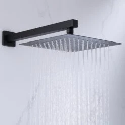 1-spray 10 In. High PressureDual Shower Head And Handheld Shower Head In Matte Black -Master Locks Shop 1e90292ee0dc63aa68c3a1ad39fa6297 1800x1800