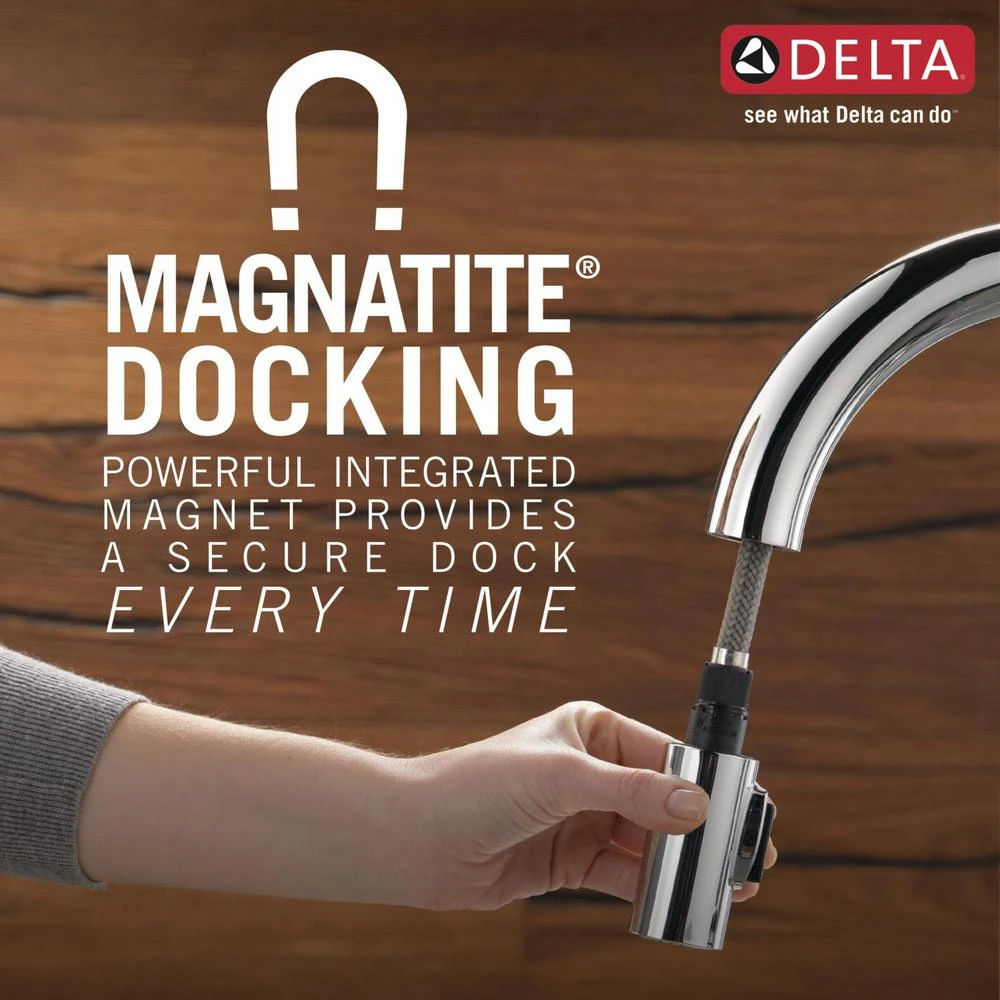 Essa Single-Handle Pull-Down Sprayer Kitchen Faucet With MagnaTite Docking In Arctic Stainless 10 Essa Single-Handle Pull-Down Sprayer Kitchen Faucet With MagnaTite Docking In Arctic Stainless - Image 8