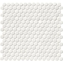 MSI Penny Round Nero 12.32 In. X 11.38 In. X 6mm Matte Porcelain Mesh-Mounted Mosaic Tile (14.4 Sq. Ft./case) -Master Locks Shop 1fe1f64802cd68a260f8dc916894509f 1800x1800
