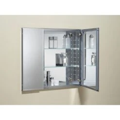30 In. W X 26 In. H Two-Door Recessed Or Surface Mount Medicine Cabinet In Silver Aluminum 11 30 In. W X 26 In. H Two-Door Recessed Or Surface Mount Medicine Cabinet In Silver Aluminum -Master Locks Shop 2073118931c032dd65ef0d9553576b81 1800x1800