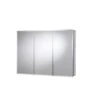 36 In. W X 26 In. H X 5-1/4 In. D Frameless Aluminum Recessed Or Surface-Mount Medicine Cabinet With Easy Hang System