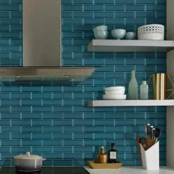 MSI Verde Azul Beveled 2.5 In. X 9 In. X 8mm Glossy Glass Blue Subway Tile (5.6 Sq. Ft. / Case) -Master Locks Shop 24dd6800b983d97987000f3b33a84615 1800x1800
