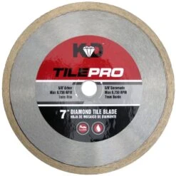 KING DIAMOND 7 In. Diamond Tile Circular Saw Blade