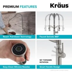 Sellette Single-Handle Pull-Down Sprayer Kitchen Faucet With Dual Function Sprayhead In Oil Rubbed Bronze -Master Locks Shop 28642a340f8f270564ab13ef829cad55 1800x1800