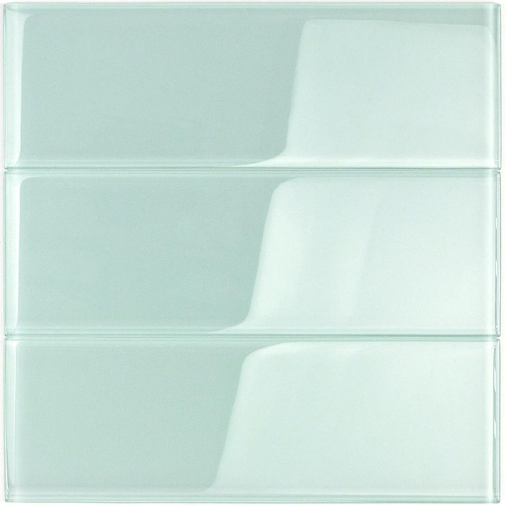 Ivy Hill Tile Contempo Seafoam 4 In. X 12 In. X 8mm Polished Glass Subway Wall Tile (1 Sq. Ft.) (15 Pieces 5 Sq.ft/Box) 3 Ivy Hill Tile Contempo Seafoam 4 In. X 12 In. X 8mm Polished Glass Subway Wall Tile (1 Sq. Ft.) (15 Pieces 5 Sq.ft/Box)