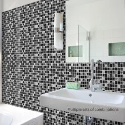 Goory 10Pcs Mosaic Pattern Waterproof Wall Tile Stickers Peel And Stick Tile Kitchen Backsplash Wallpaper Sticker 15x15cm/20x20cm -Master Locks Shop 2c2257c9 373a 4414 af1c dc5f8c653cf5 1.c11852c9a1dcc55ee3bd29486ed20099 31ff2d7b a596 4b6b 8771 ee094f6861f2 1800x1800