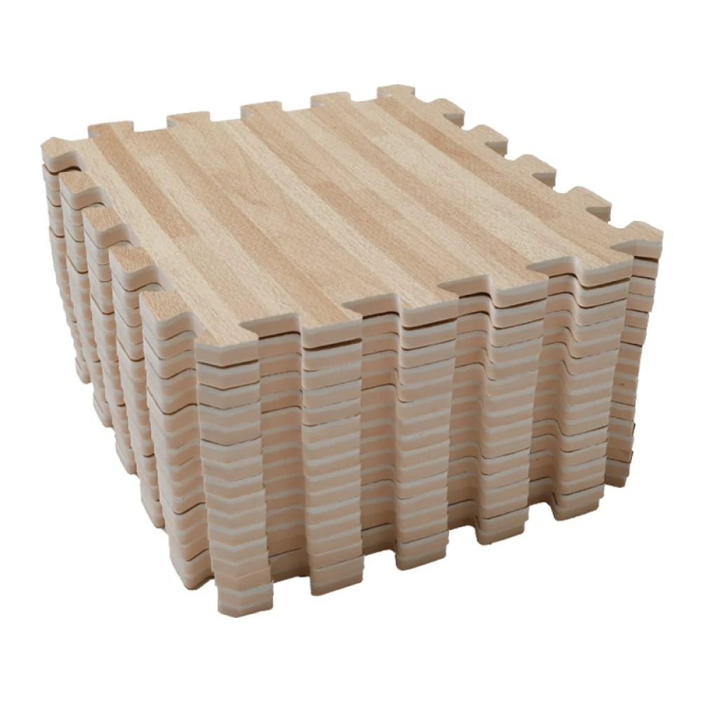 206996596 Soft EVA Foam Mat Flooring Tiles, Oak Wood Print, 16 PC, 12" X 12", 16 Sq. Ft. 8 206996596 Soft EVA Foam Mat Flooring Tiles, Oak Wood Print, 16 PC, 12" X 12", 16 Sq. Ft. - Image 6