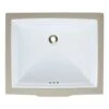 MR Direct Undermount Porcelain Bathroom Sink In White
