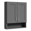 MagickWoods Elements Stratton 24"W X 7"D X 28"H Gray Bathroom Wall Cabinet -Master Locks Shop 30045 mi mw 1800x1800