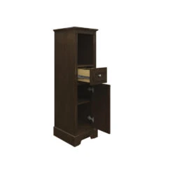 MagickWoods Libertyville 18"W X 18"D X 60"H Deep Mocha Linen Cabinet -Master Locks Shop 30265 lovrev mw 1800x1800