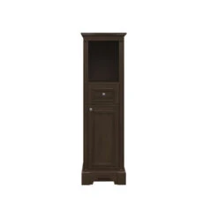MagickWoods Libertyville 18"W X 18"D X 60"H Deep Mocha Linen Cabinet