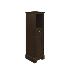 MagickWoods Libertyville 18"W X 18"D X 60"H Deep Mocha Linen Cabinet -Master Locks Shop 30265 qlvrev mw 1800x1800