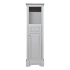 MagickWoods Libertyville 18"W X 18"D X 60"H Cloud Gray Linen Cabinet